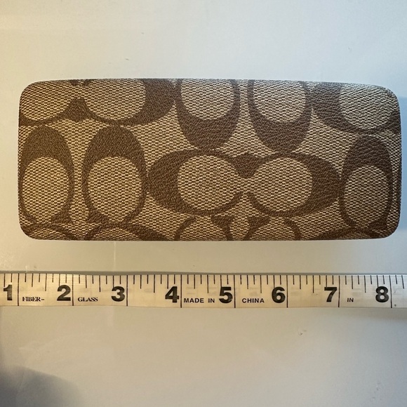 Coach Signature Tan Eyewear Monogram Case - Picture 3 of 11